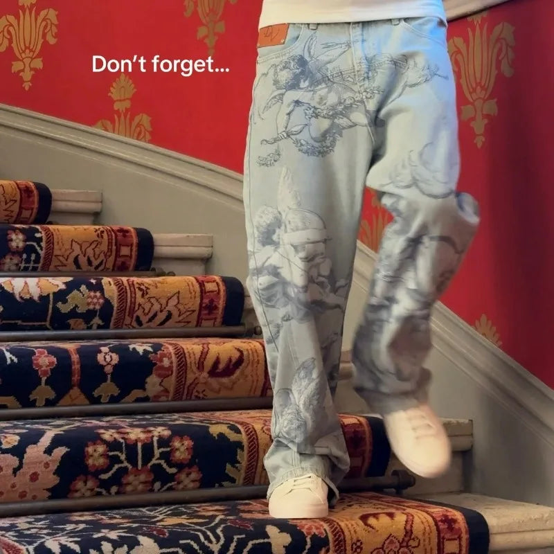 CUPID ANGEL CLOUD Baggy jeans