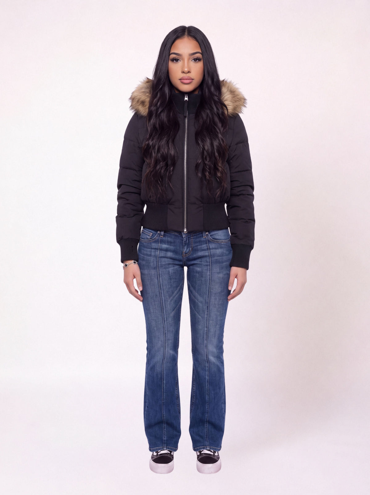 Fur Hood Puffer Jacket
