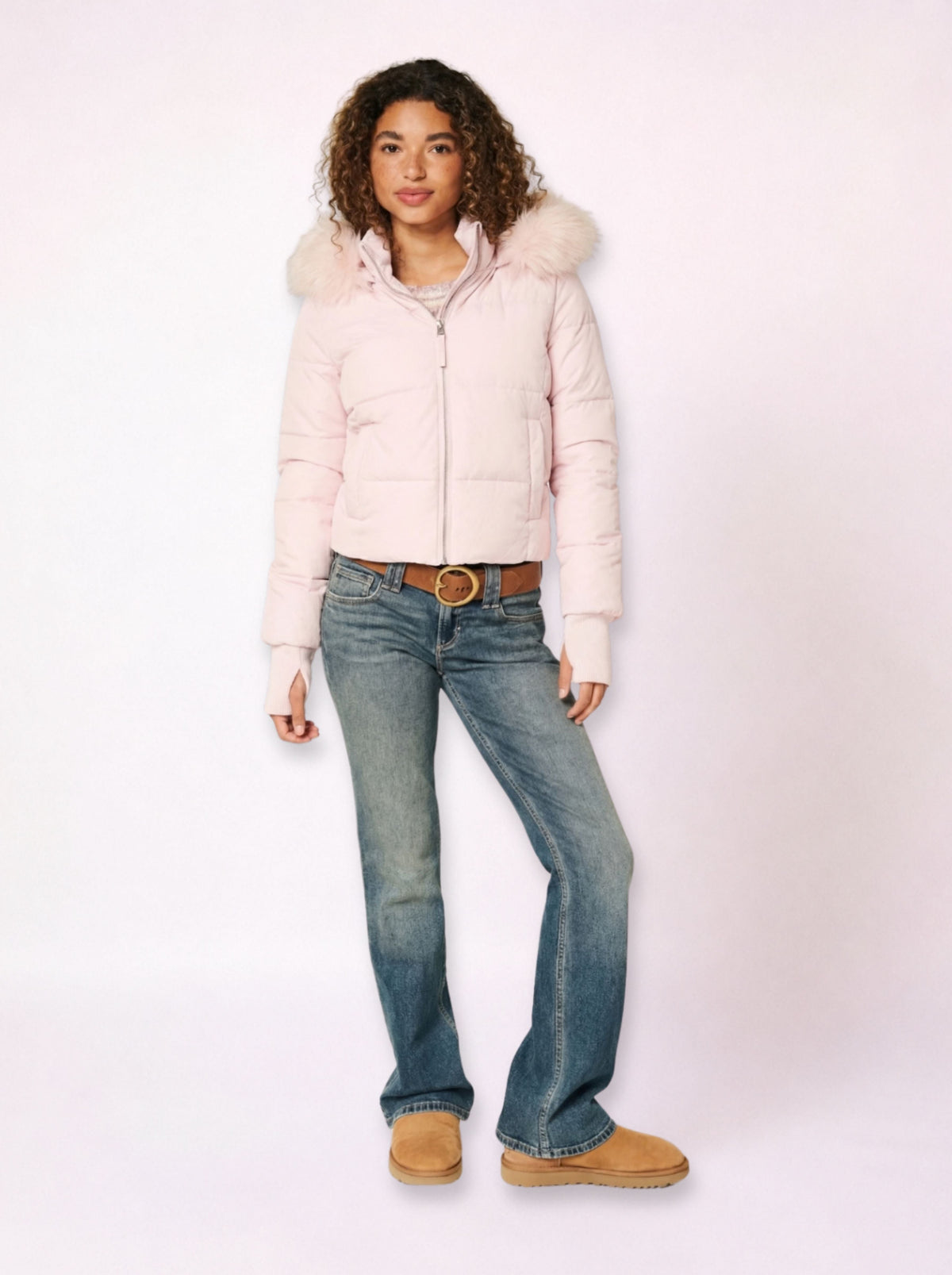 Fur Hood Puffer Jacket