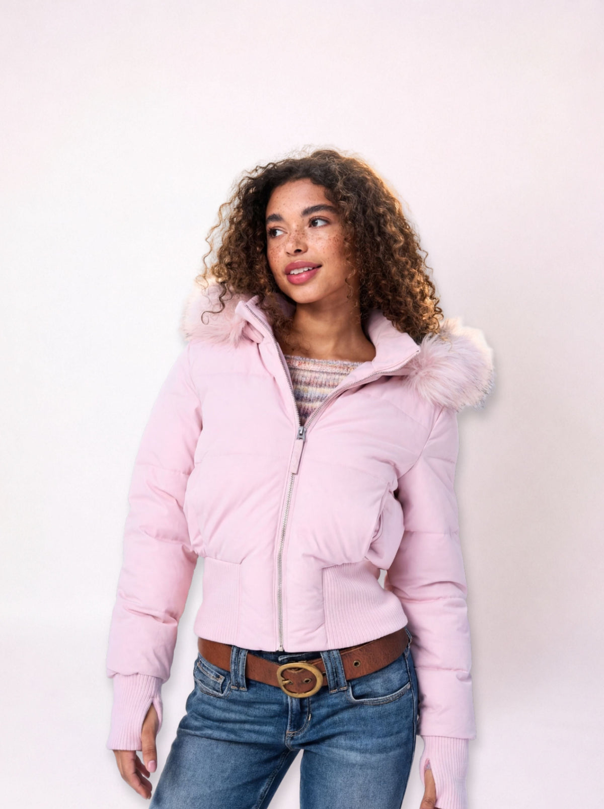 Fur Hood Puffer Jacket