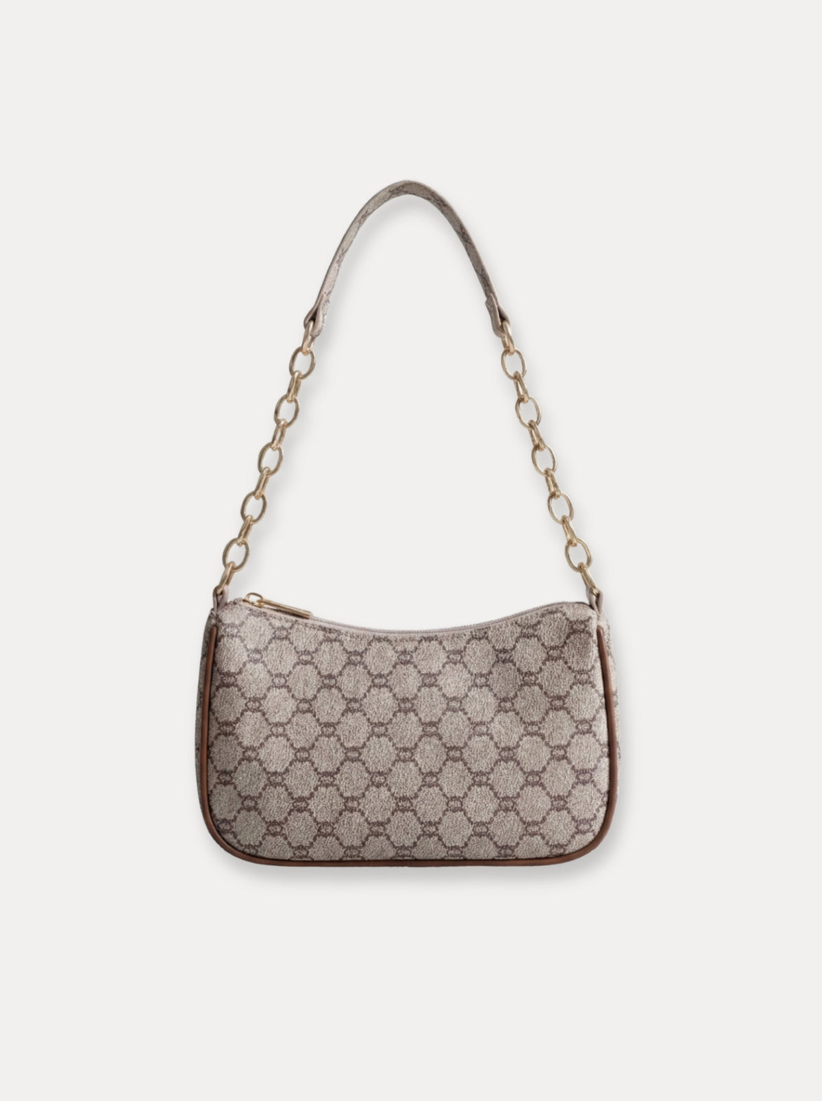 Chain Handle Baguette Bag