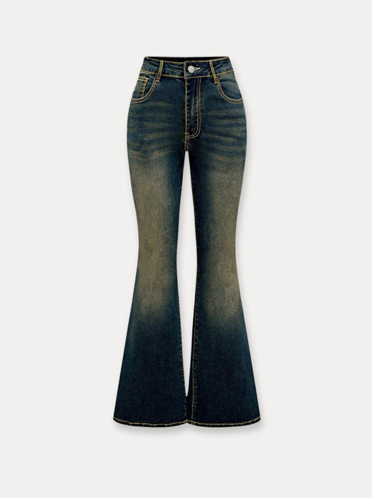 Regal Bloom Flare Jeans