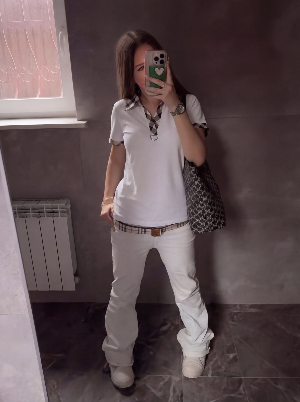 Checked Polo