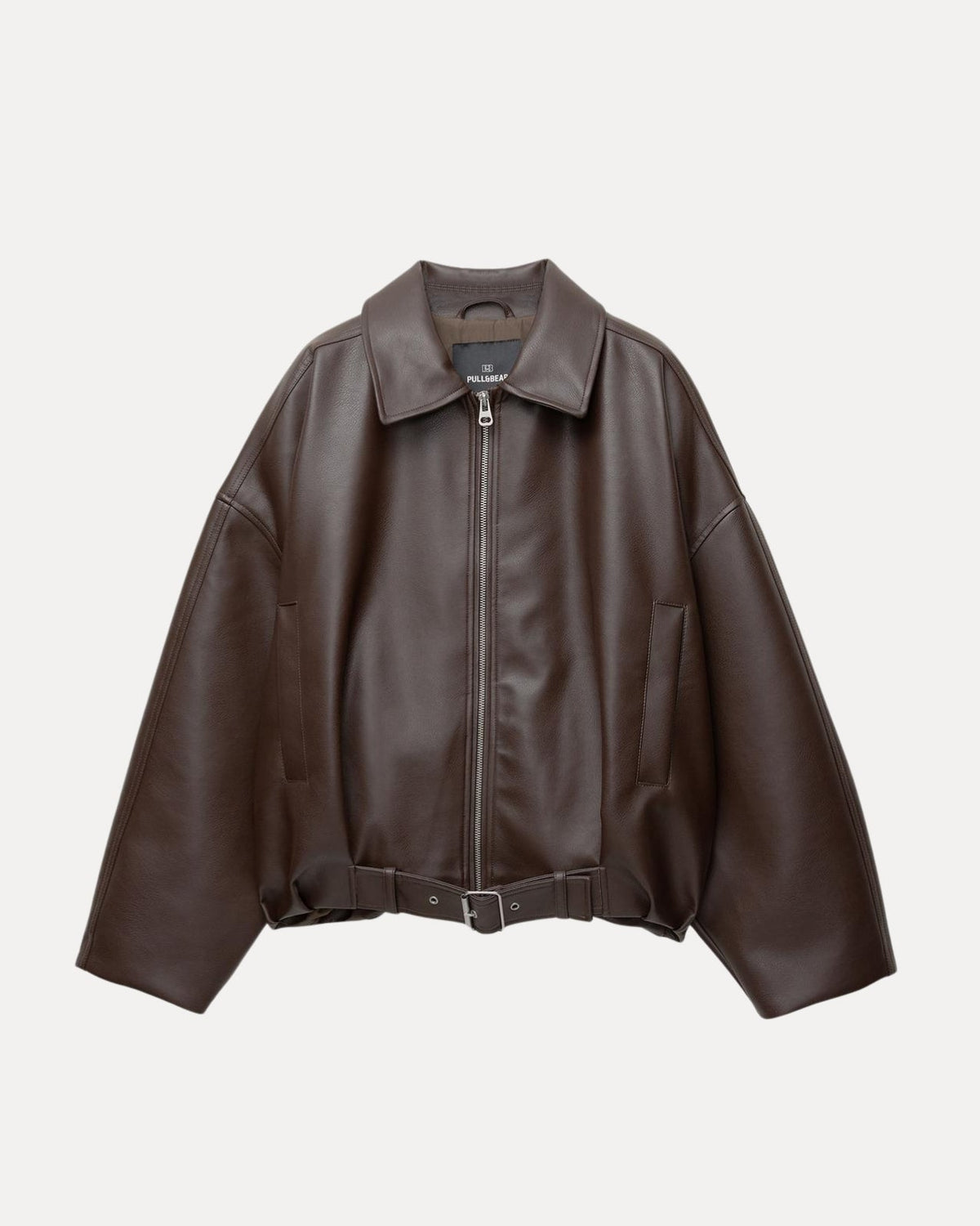 Belted Leather Jacket