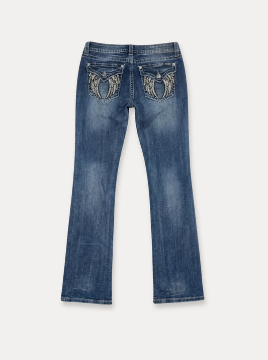 Midnight Wing Straight Jeans