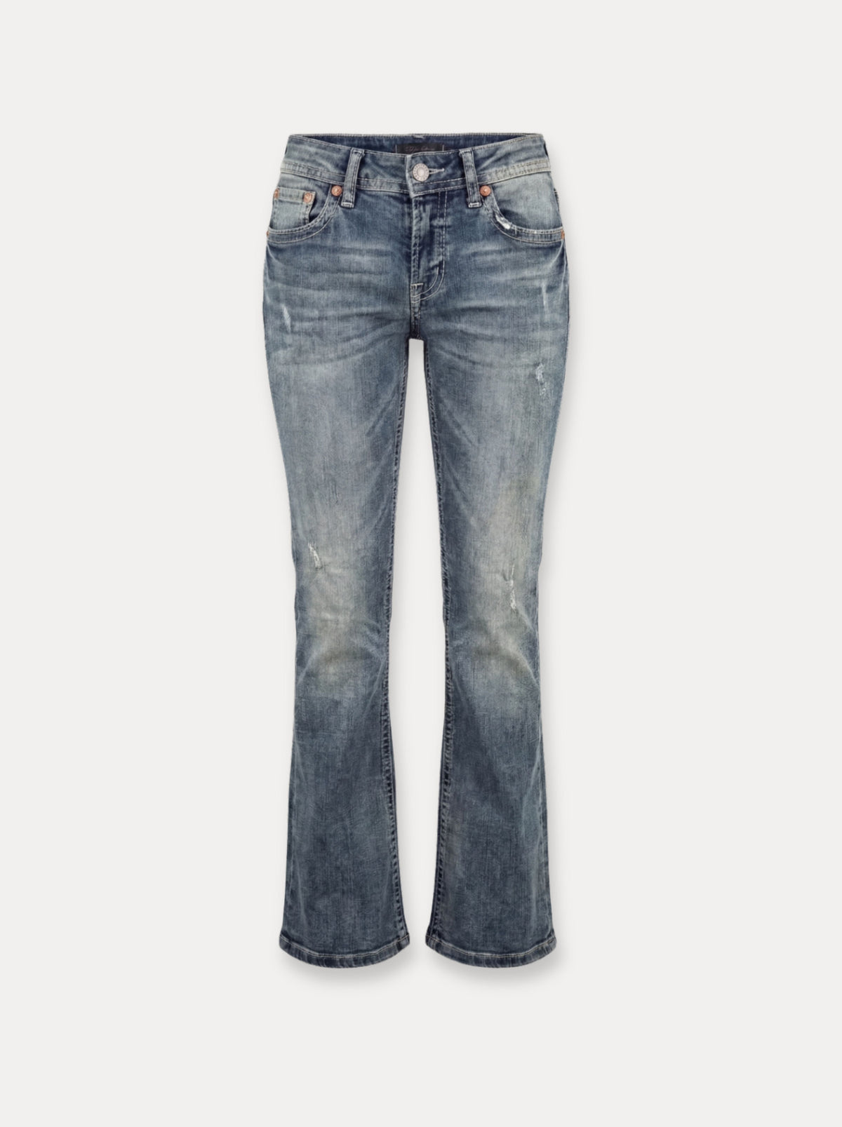 Embroidered Bootcut Jeans