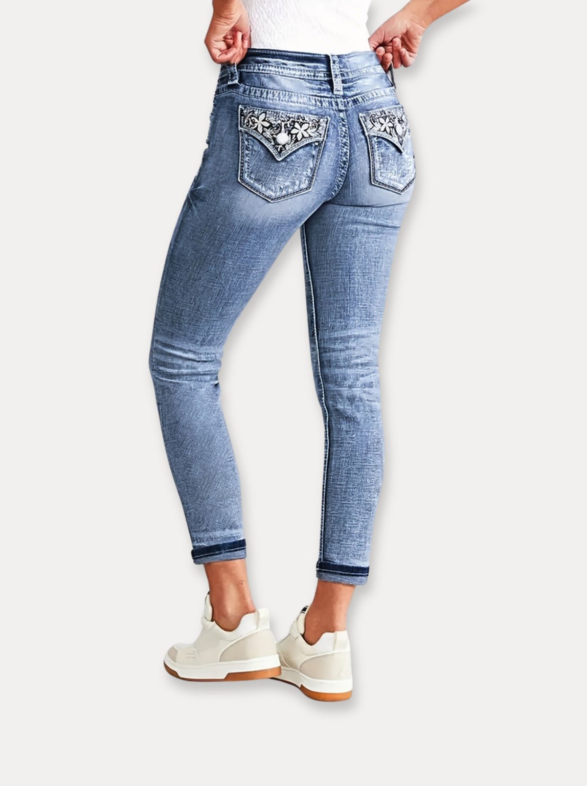 Midnight Bloom Jeans