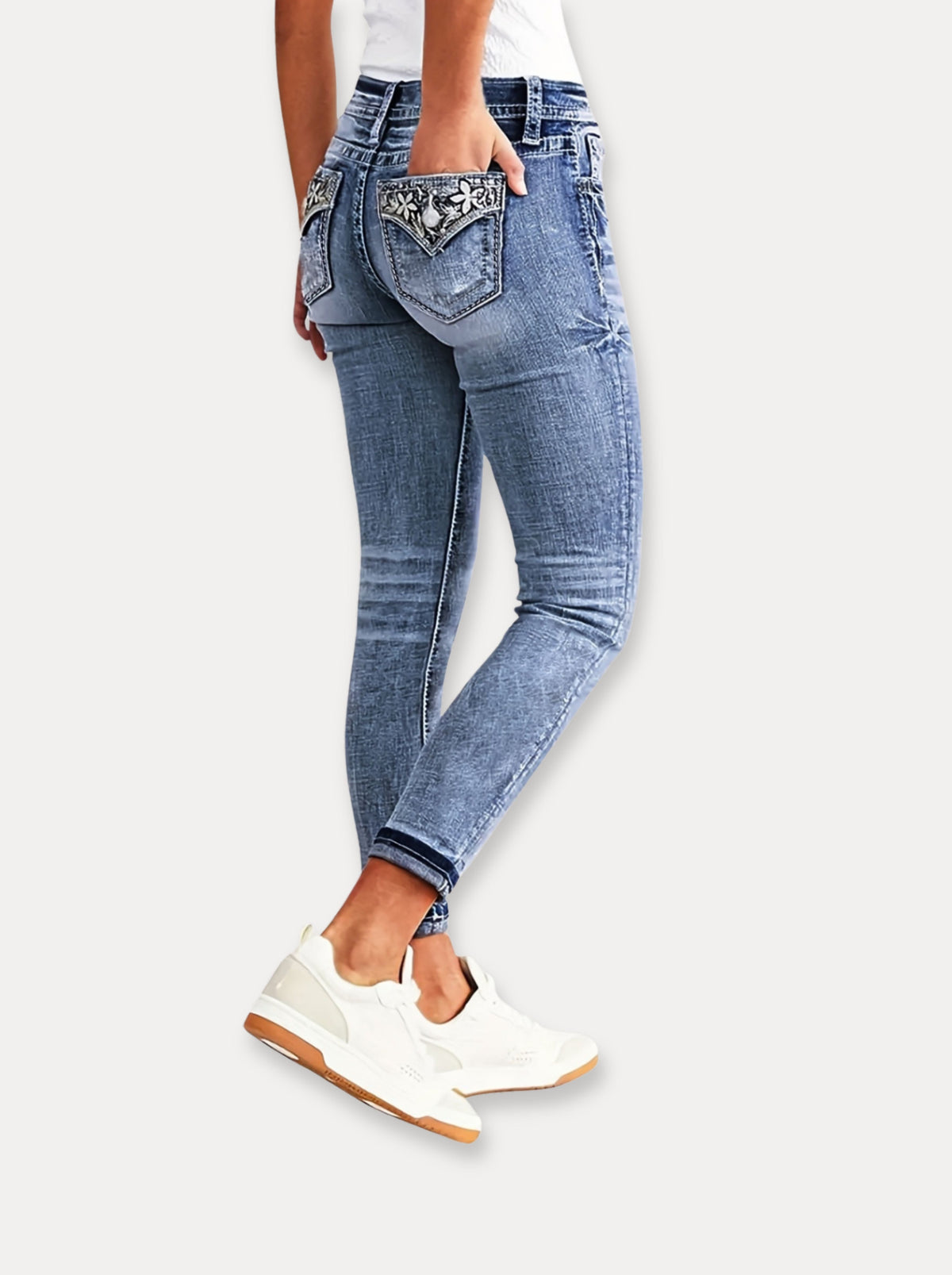 Midnight Bloom Jeans