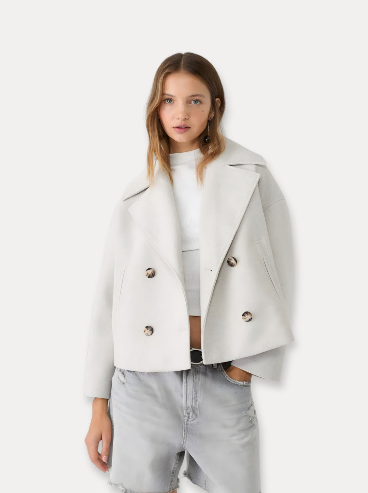 Heritage Cropped Wool Coat