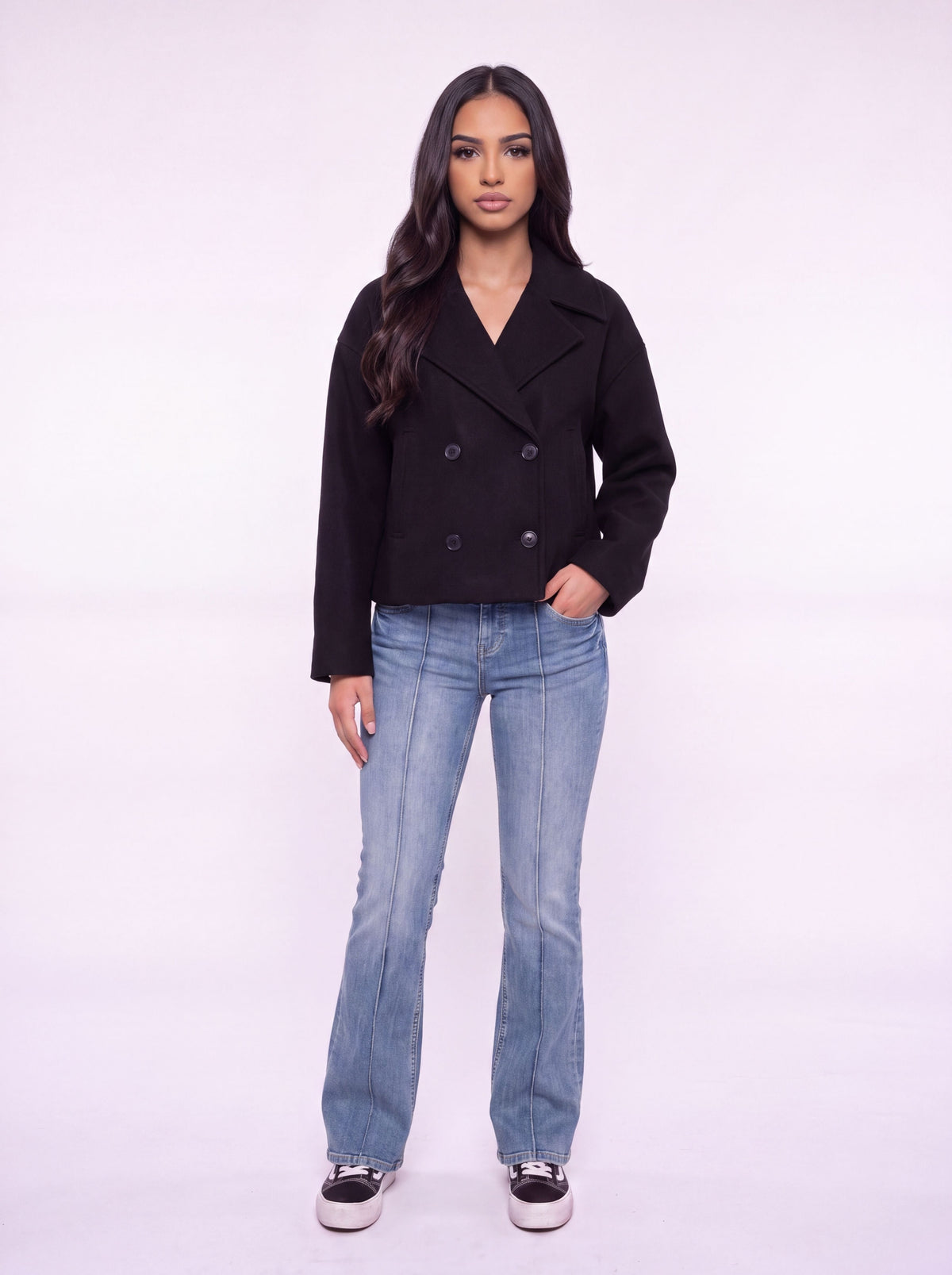 Heritage Cropped Wool Coat