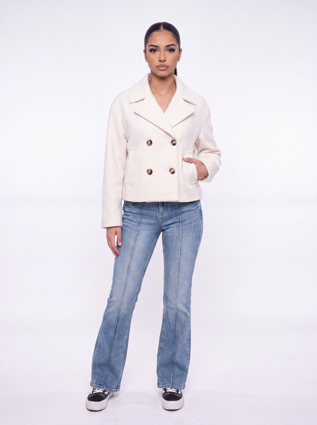 Heritage Cropped Wool Coat