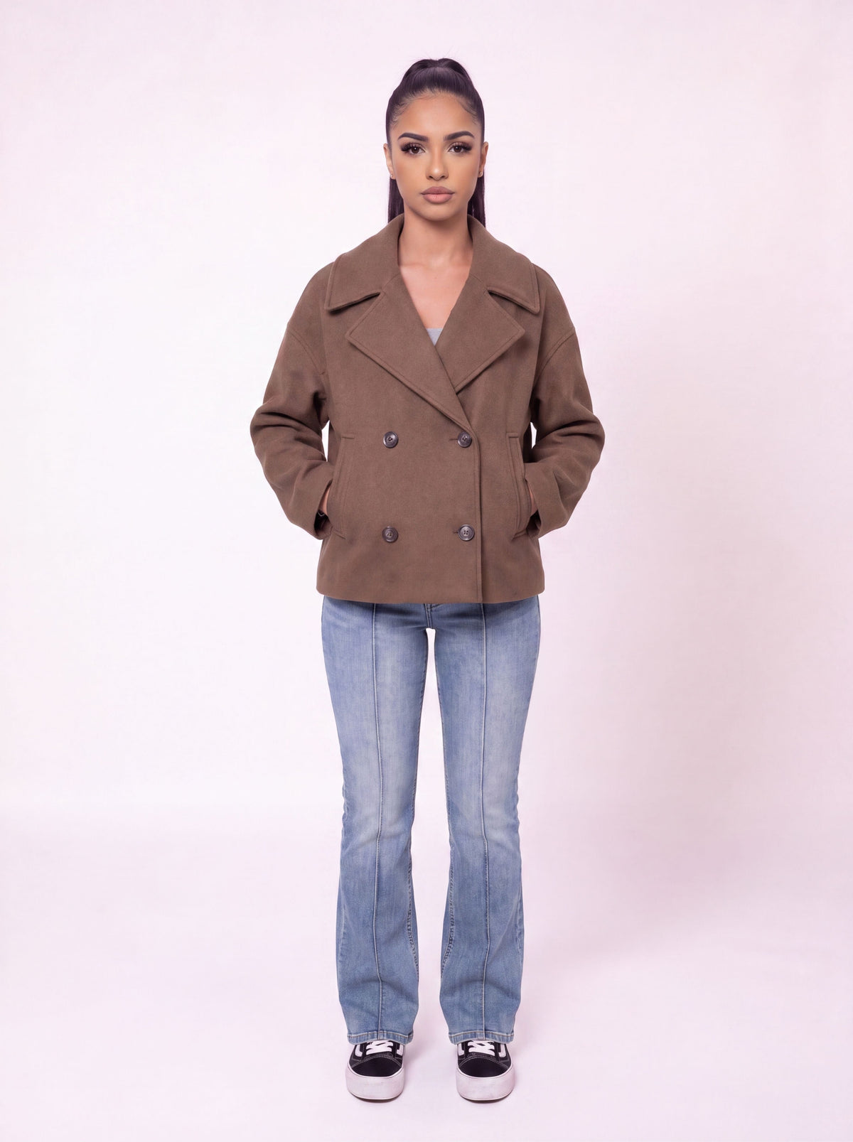 Heritage Cropped Wool Coat