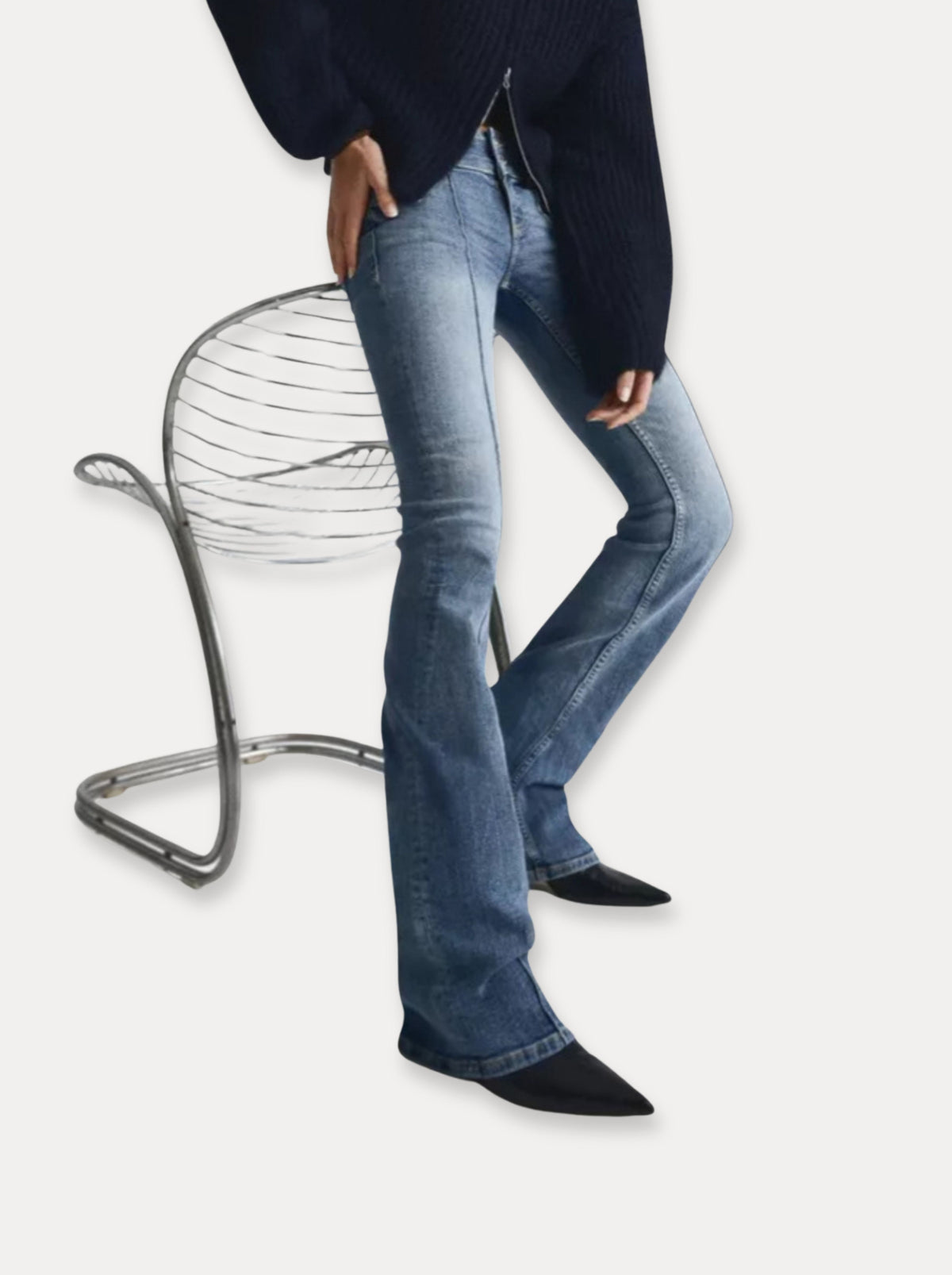 Sleek Flow Flare Jeans