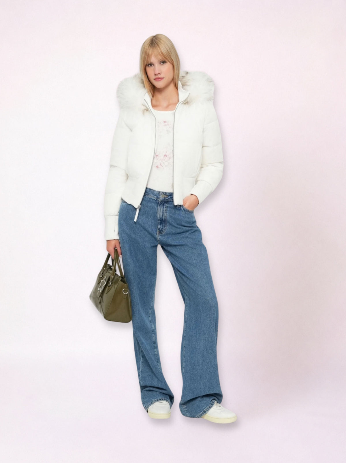 Fur Hood Puffer Jacket
