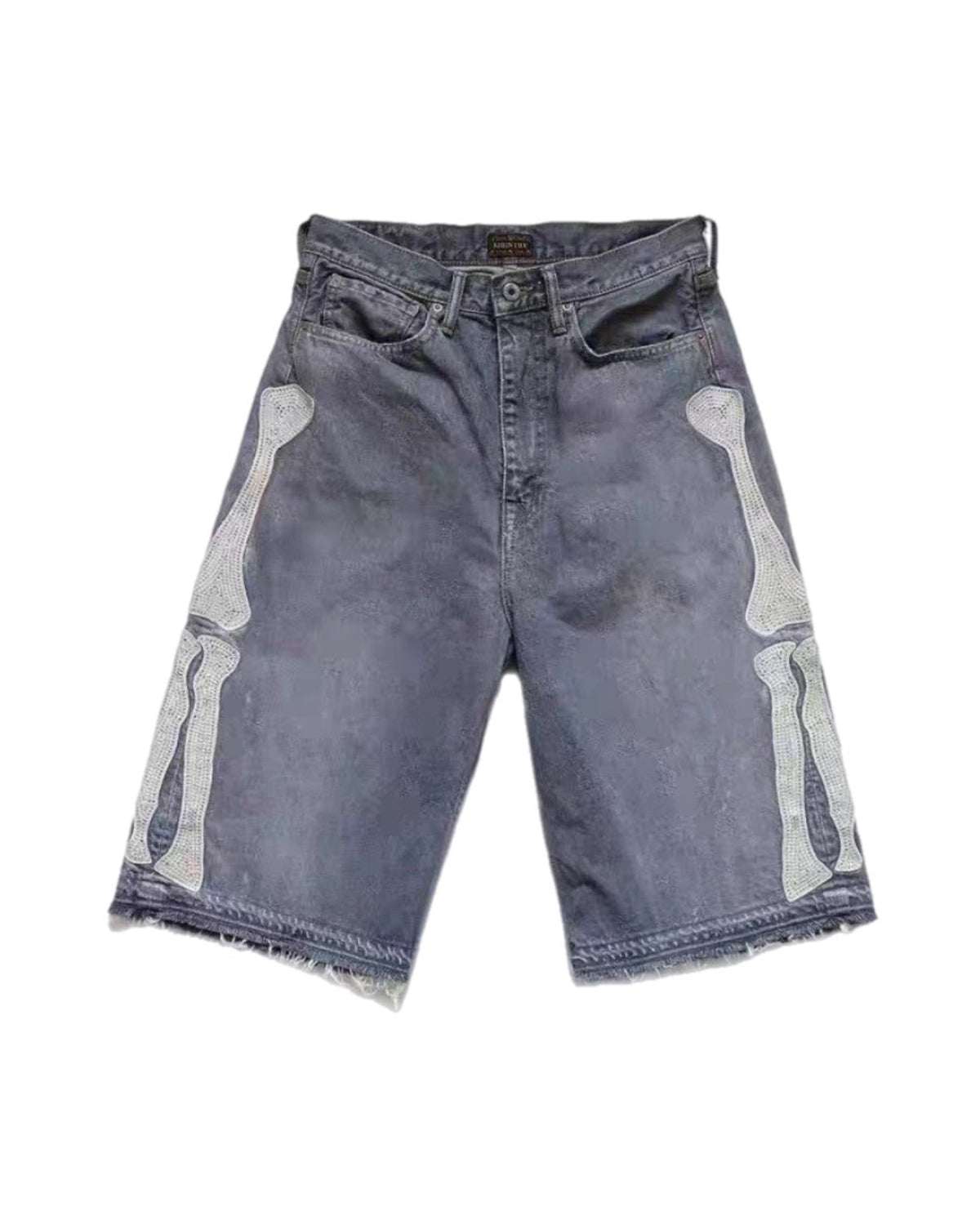 SKELETON CLOUD Denim Shorts