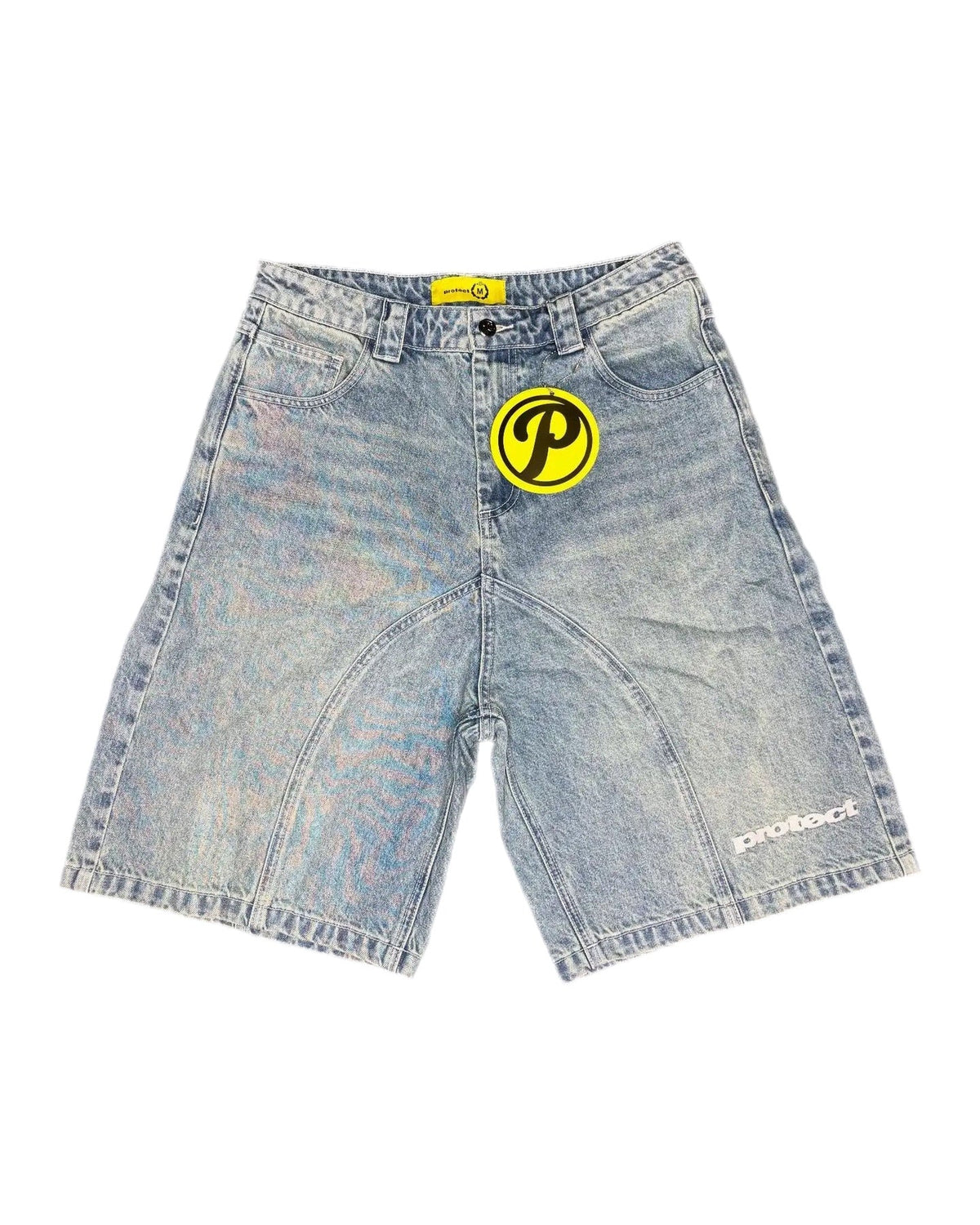 PROTECT CLOUD Denim shorts