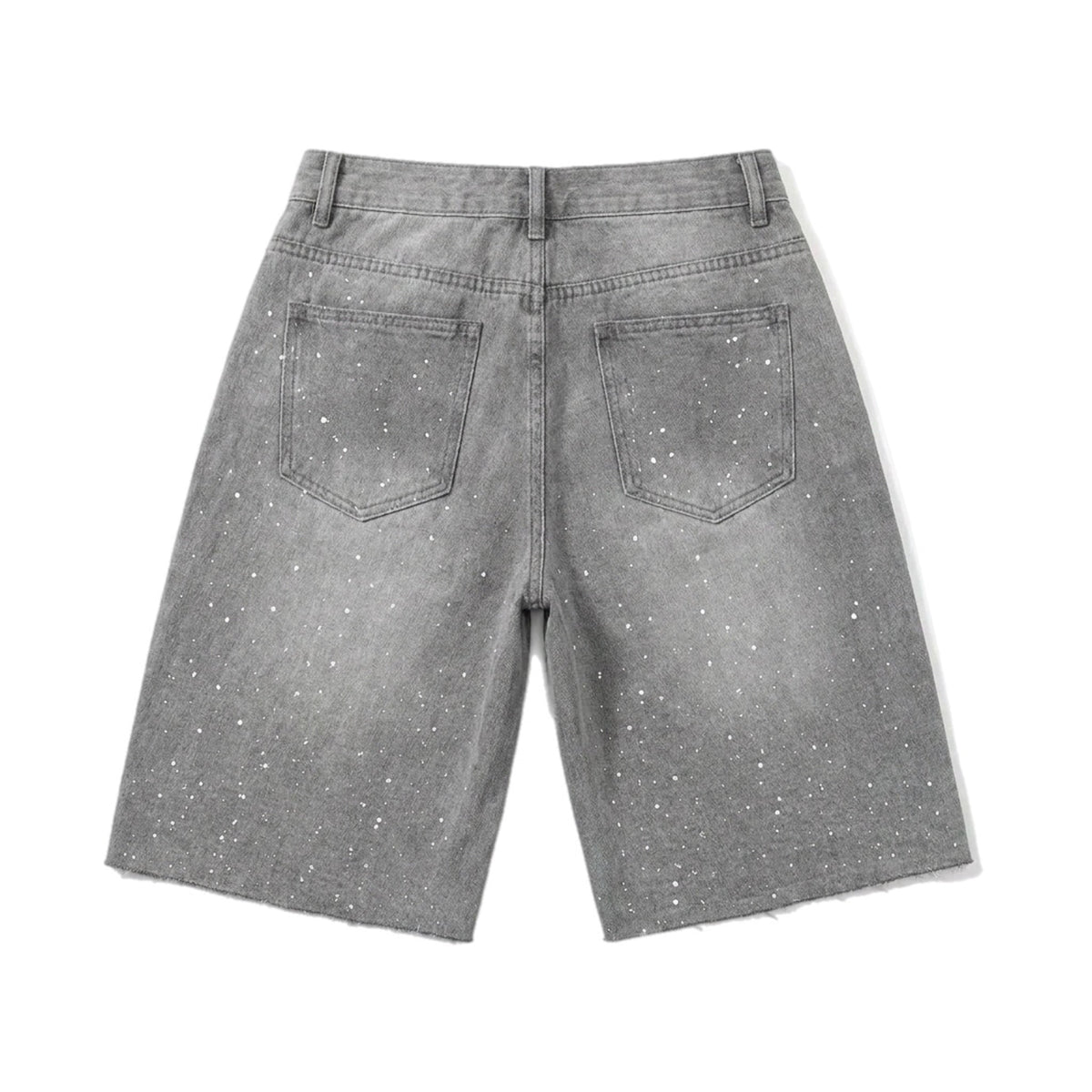 FLARED CLOUD PATTERN SHORTS
