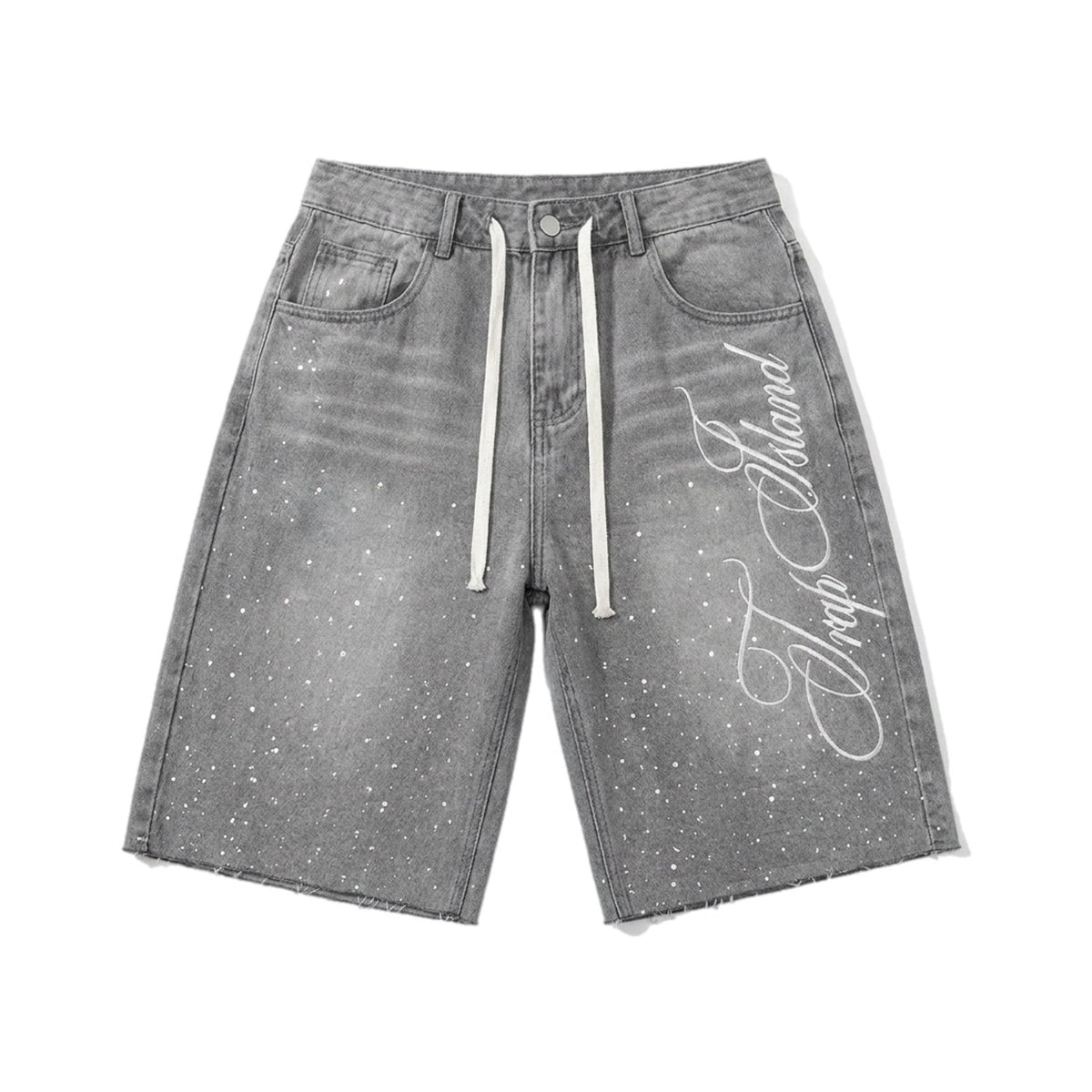 FLARED CLOUD PATTERN SHORTS