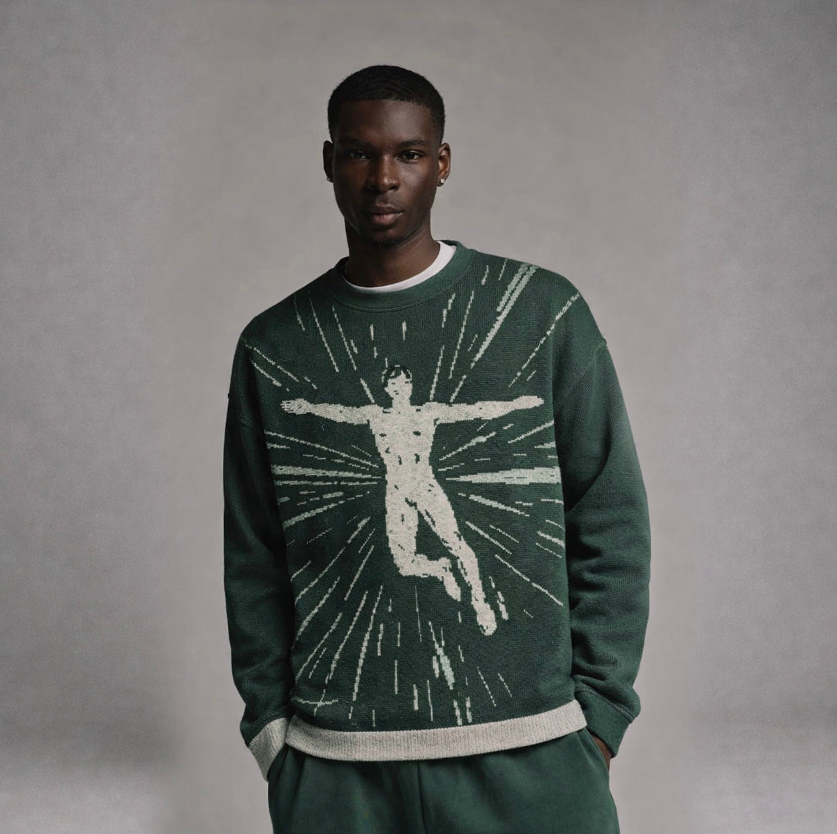 GREEN LIGHT CLOUD Pullover
