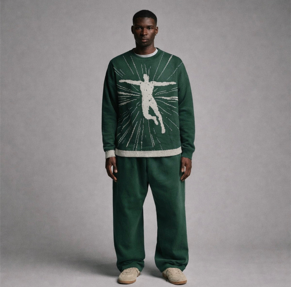 GREEN LIGHT CLOUD Pullover