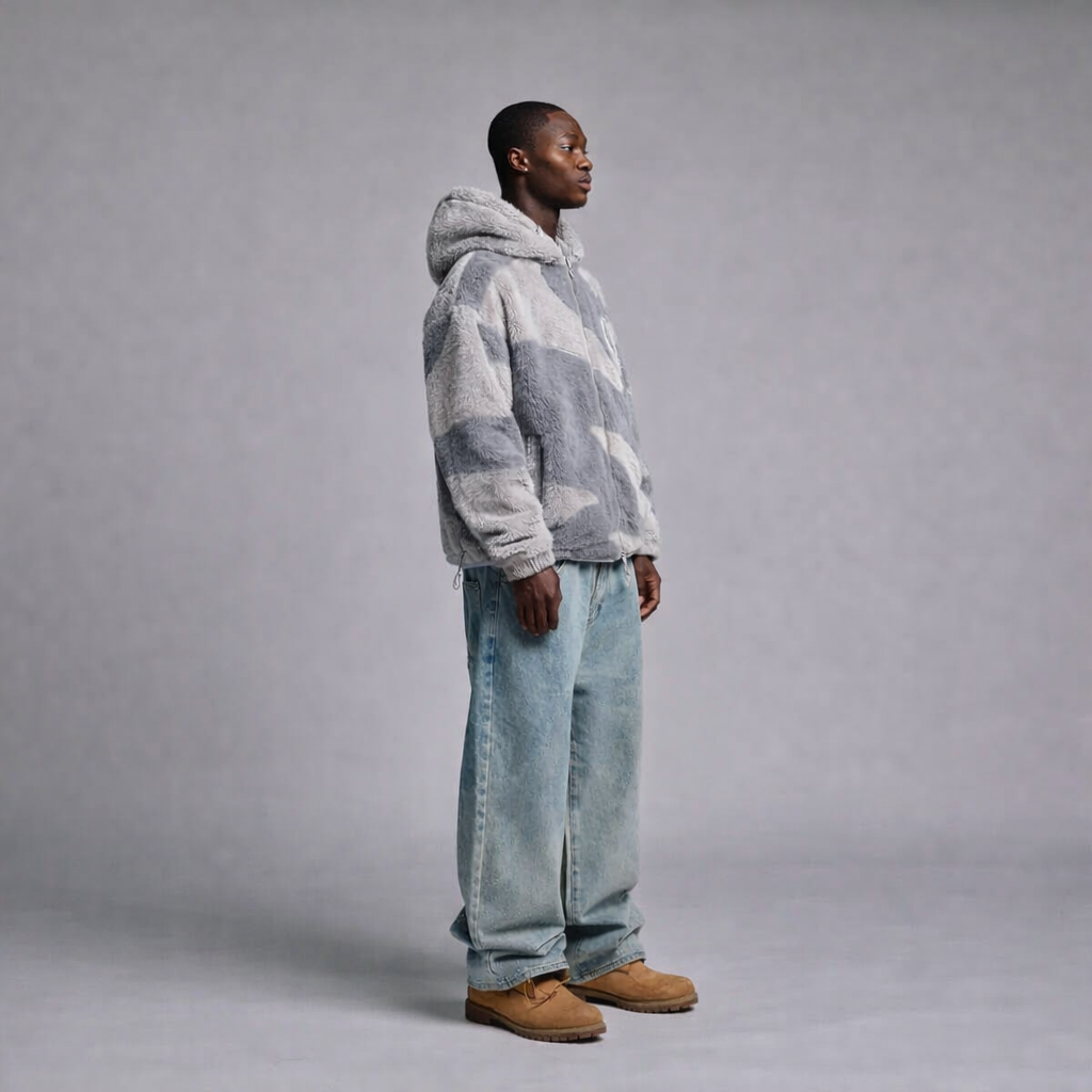 FRESH CLOUD Oversized Jacket Coat