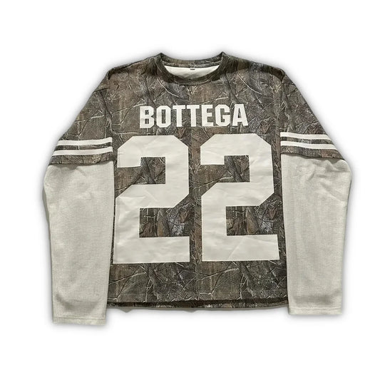 Woven Texture Long Sleeve Tee