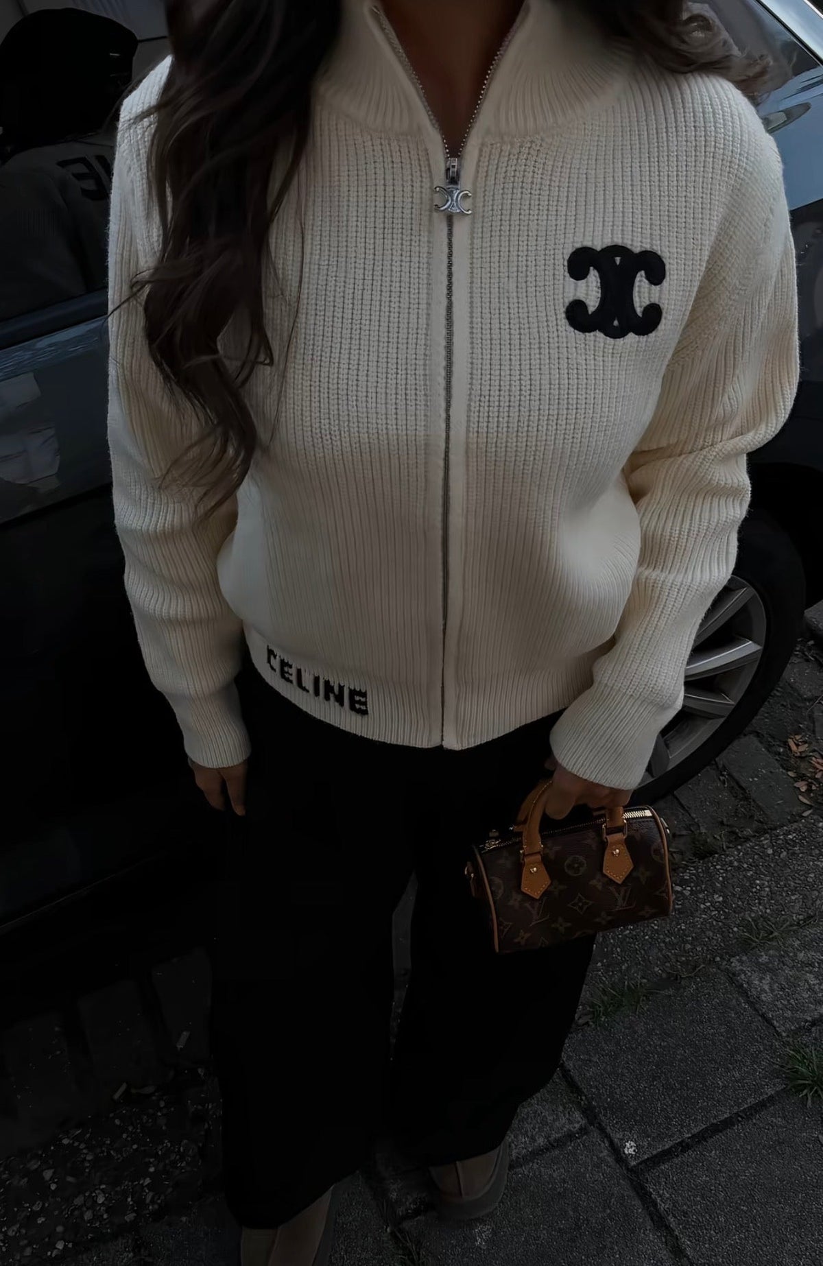 Clne Zipper Milky
