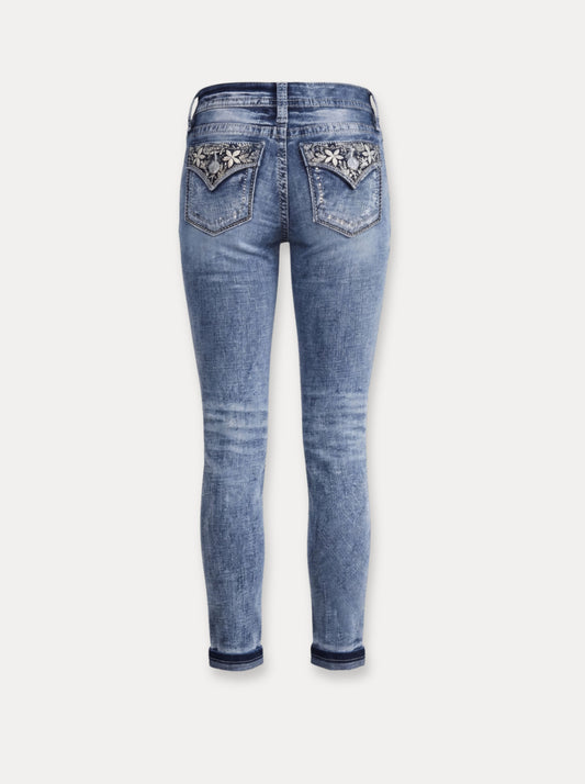Midnight Bloom Jeans