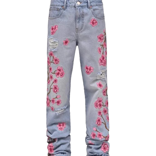 ROSES BLUE - DENIM