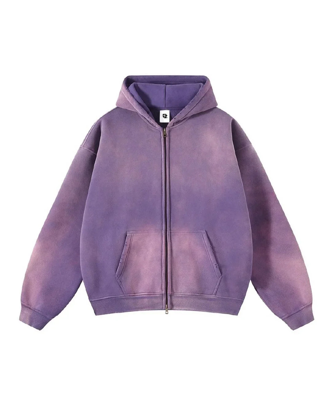 GRADIANT CARDIGAN CLOUD loose zipper