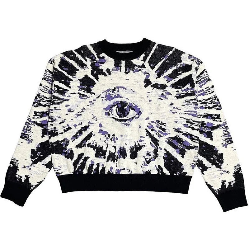 KNITTED BLACK CLOUD Pullover
