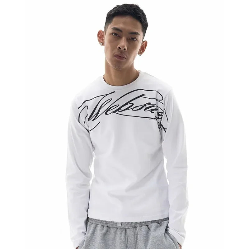 CROSSED SCRIPT CLOUD Long Sleeved