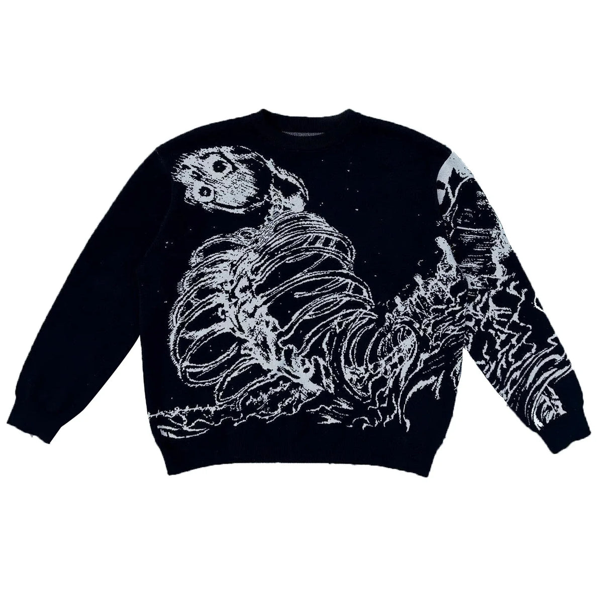 KNITTED BLACK CLOUD Pullover