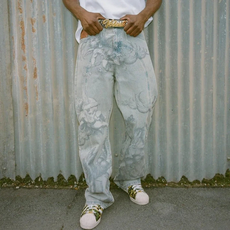 CUPID ANGEL CLOUD Baggy jeans