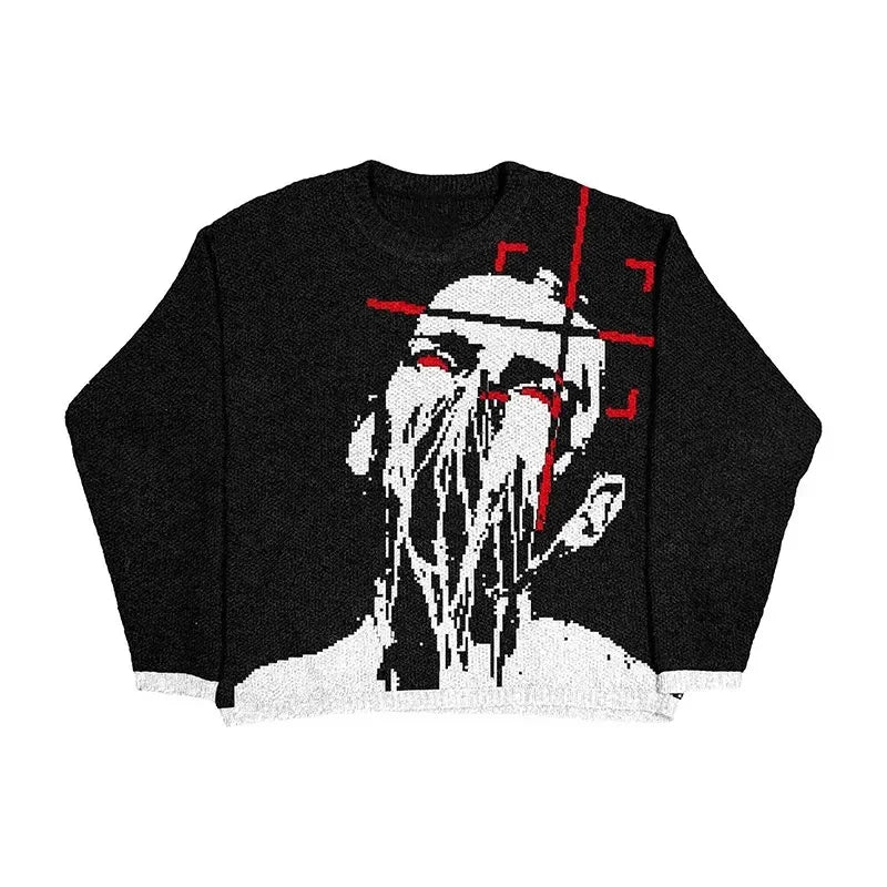 KNITWEAR CLOUD  CROSS Pullover