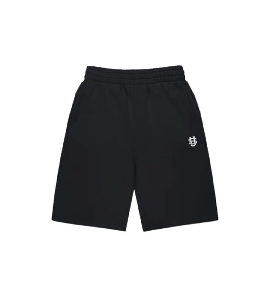 BLACK SOLAR FLEECE SHORTS
