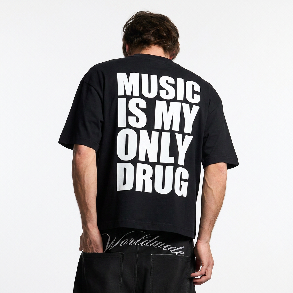 MUSIC IS MY ONLY CLOUD TEE