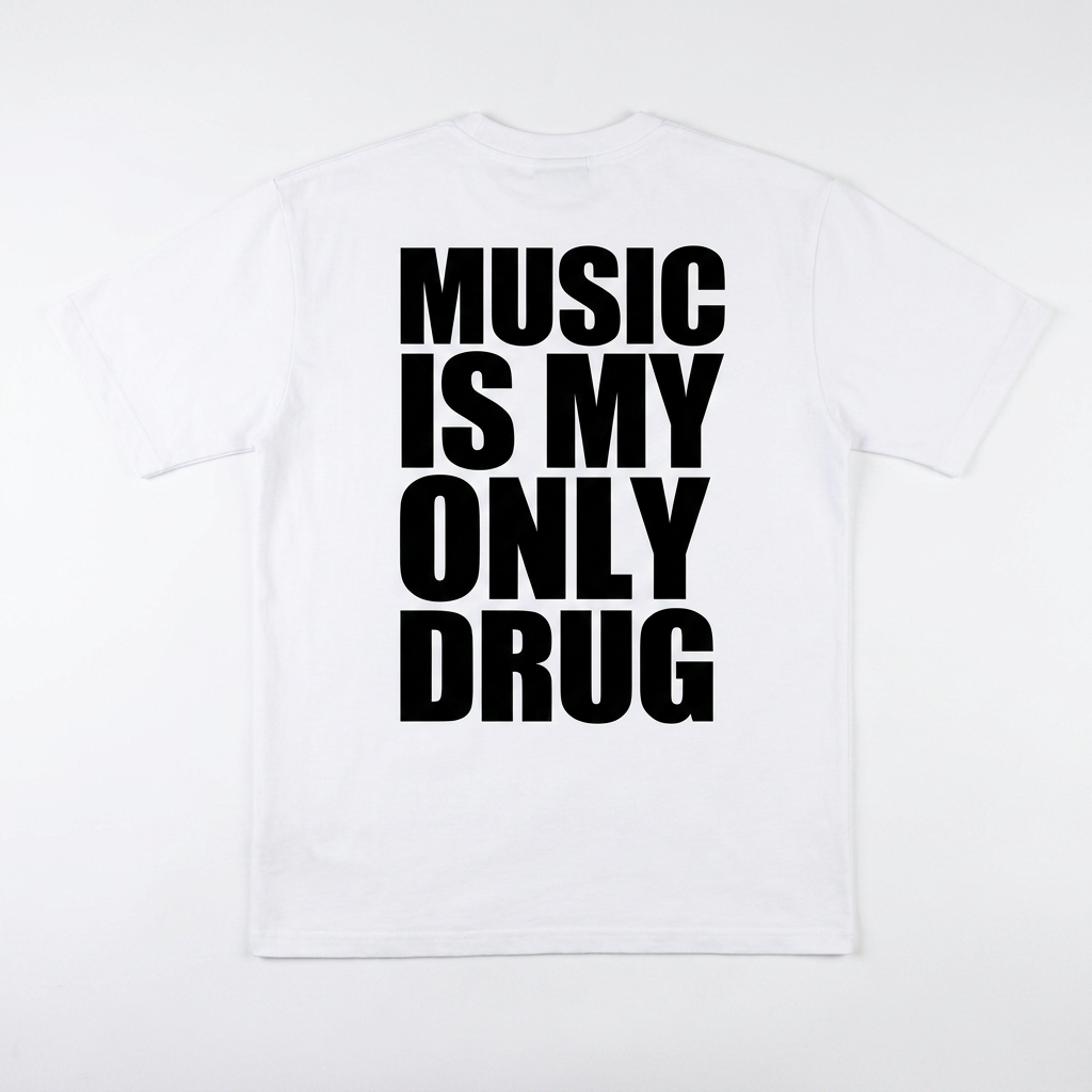 MUSIC IS MY ONLY CLOUD TEE
