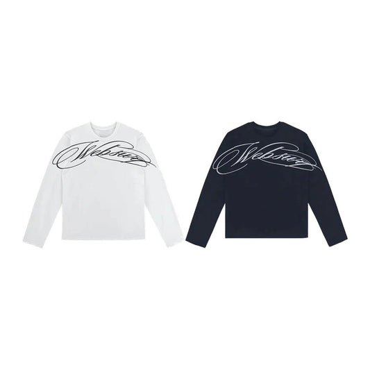 SCRIPT SWEEP LONG SLEEVE