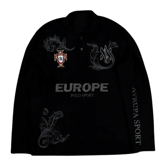 CREST LONG SLEEVE POLO